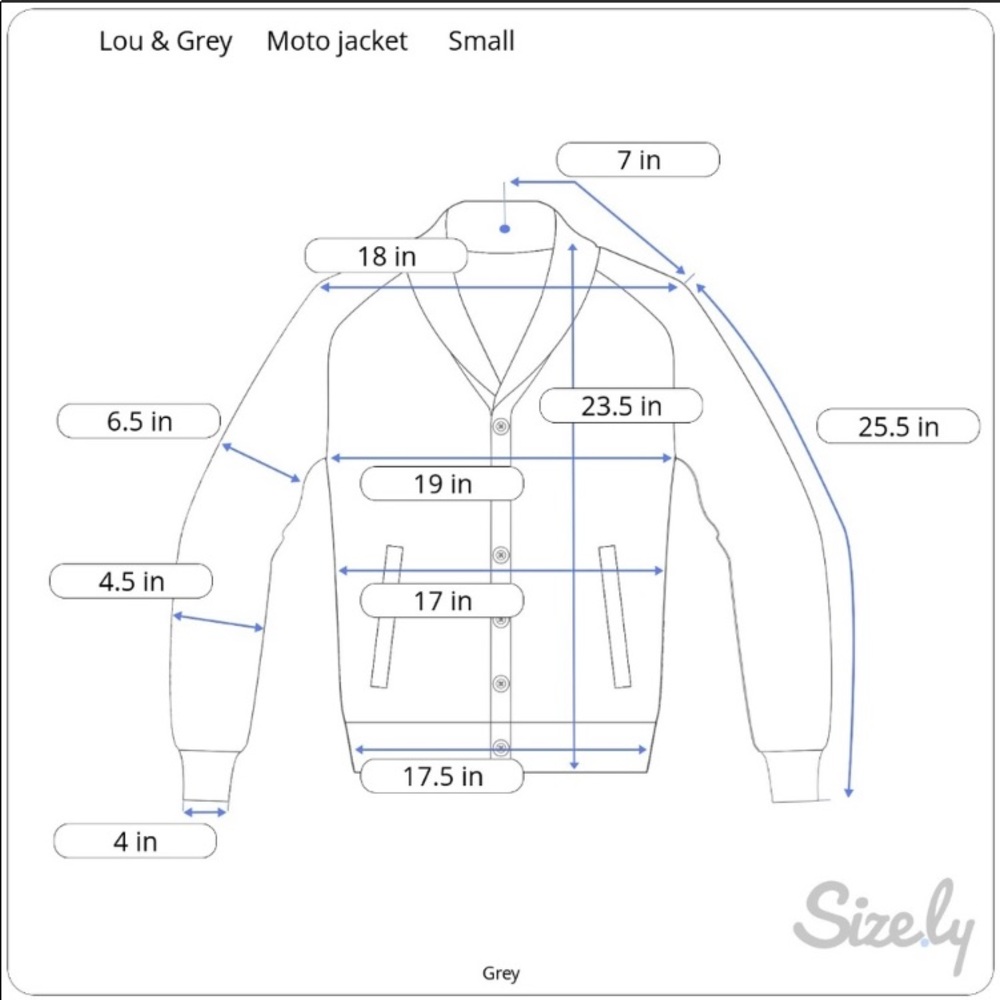 Host Pick 💕 Lou and Grey moto jacket size small - Picture 8 of 9